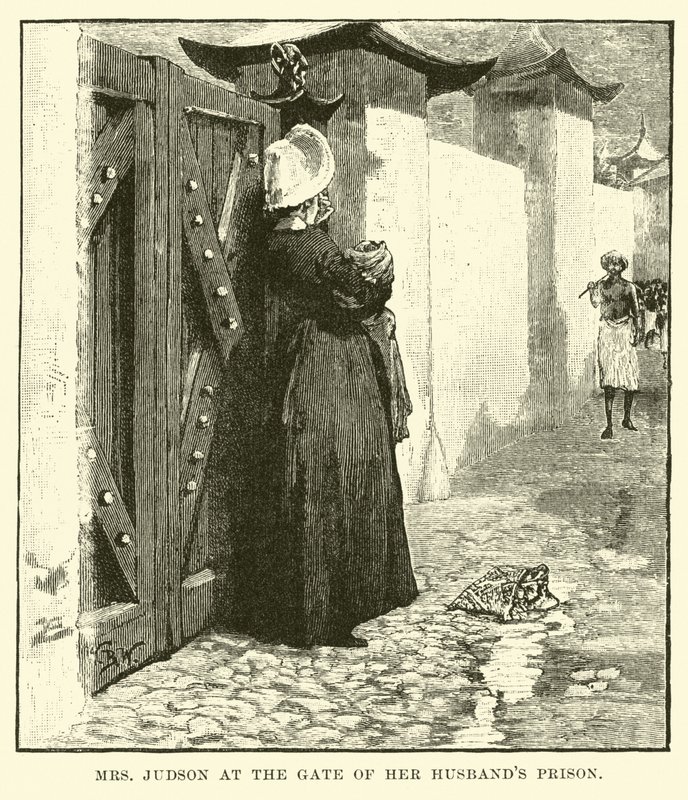 Mrs Judson at the Gate of Her Husband