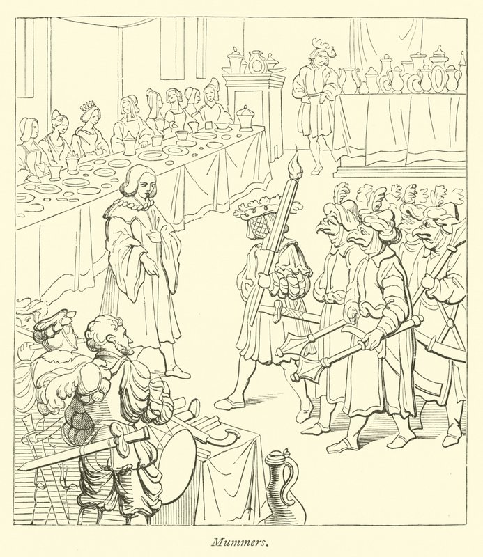 Mummers by English School