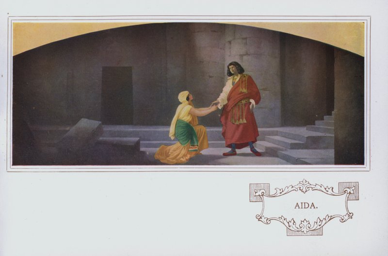 Murals in Peter Robinson Restaurant: Aida by English School