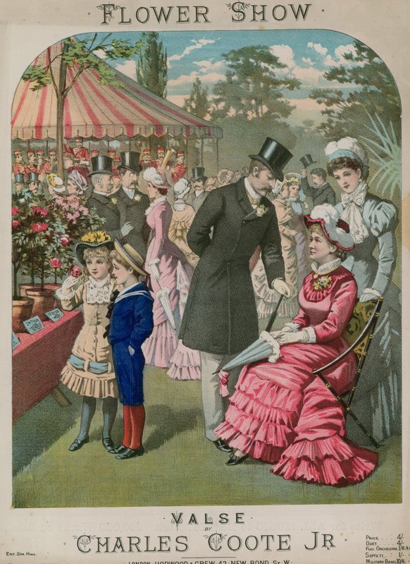 Musical Score for Flower Show, a Waltz by Charles Coote Jr by English School