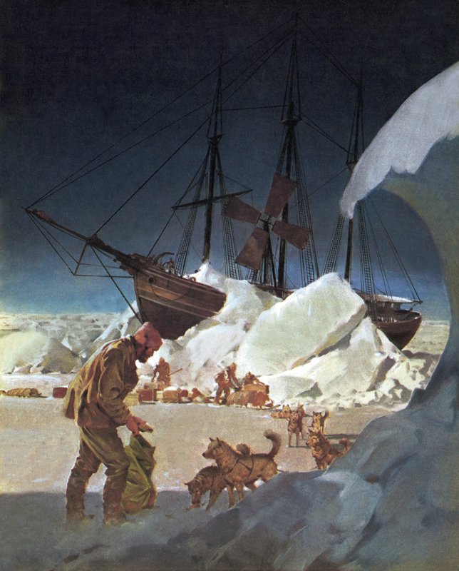 Nansen -- Conqueror of the Arctic Ice by English School