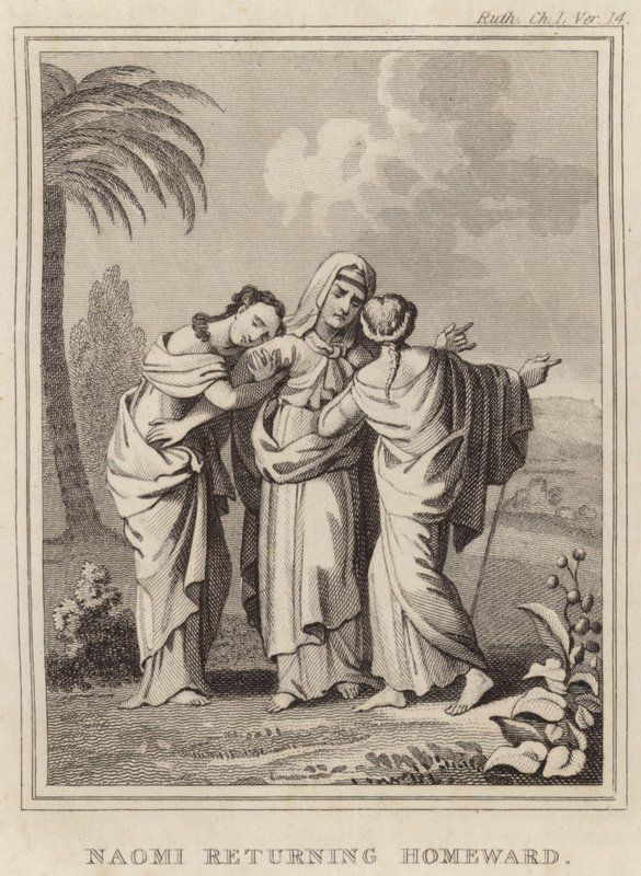 Naomi Returning Homeward by English School