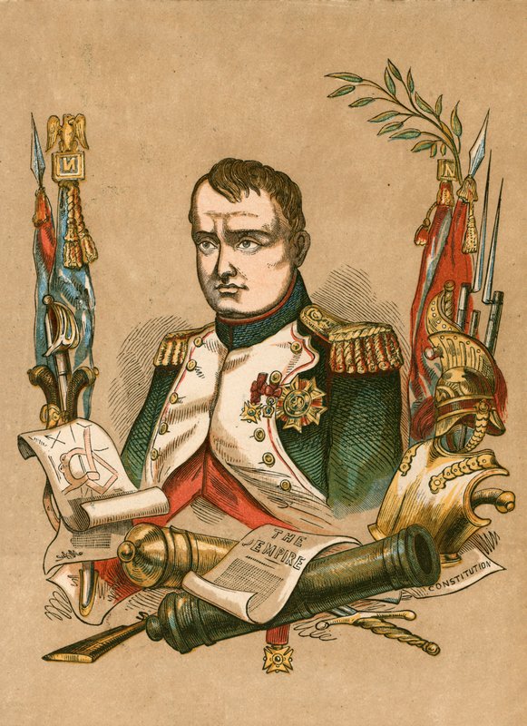 Napoleon Bonaparte by English School