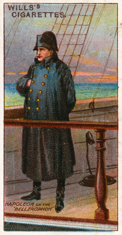 Napoleon on Bellerophon by English School