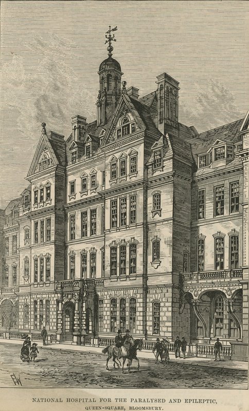 National Hospital for the Paralysed and Epileptic, Queen Square, Bloomsbury by English School