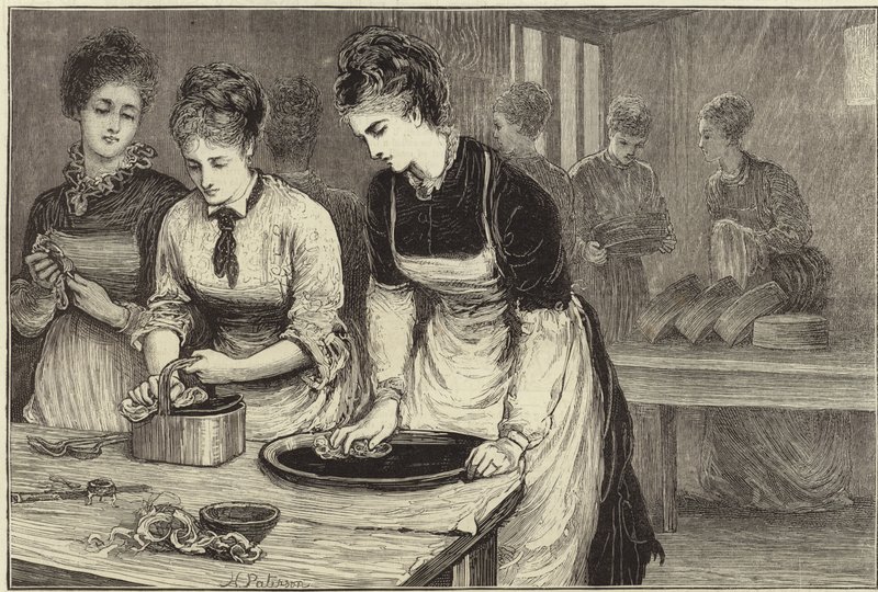 National Training School of Cookery at South Kensington by English School