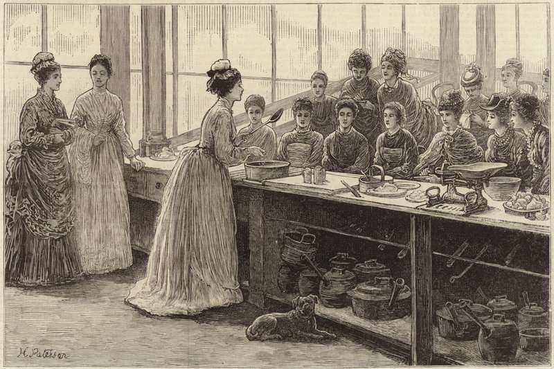 National Training School of Cookery at South Kensington by English School