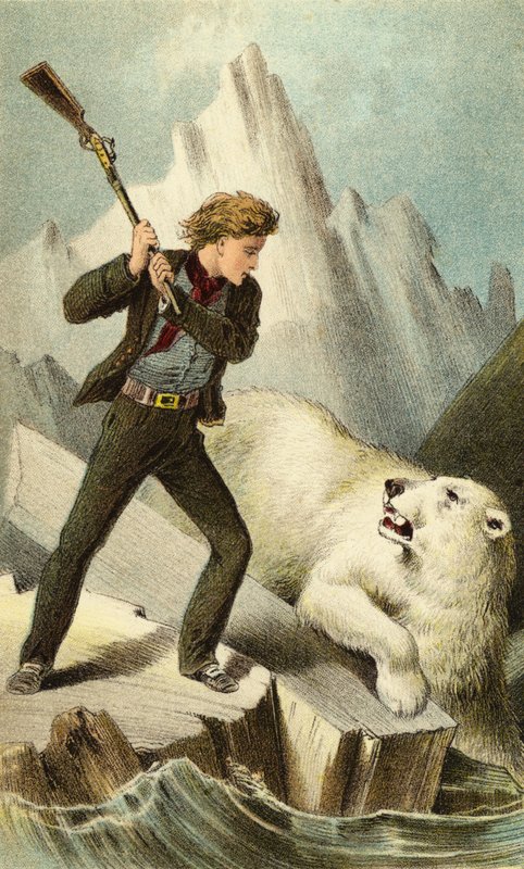 Nelson killing the polar bear by English School