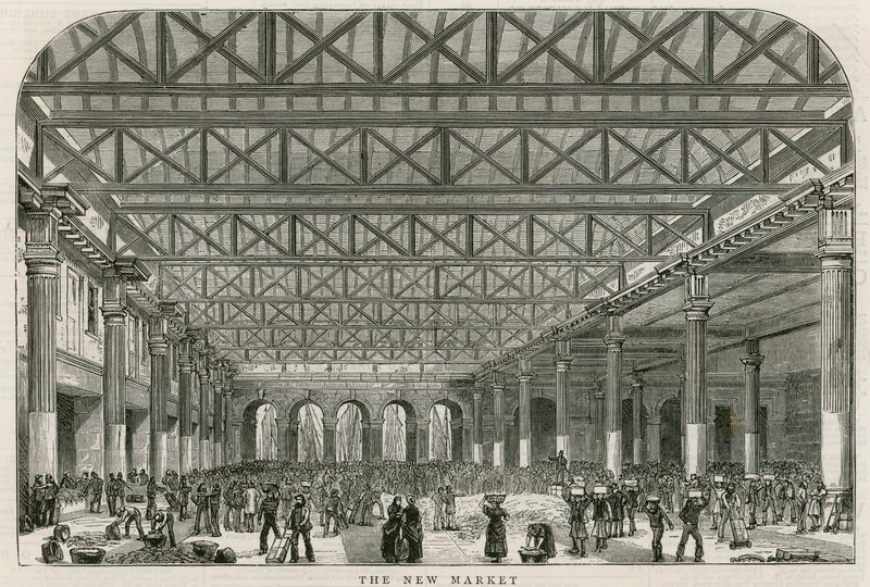 New Billingsgate Market by English School