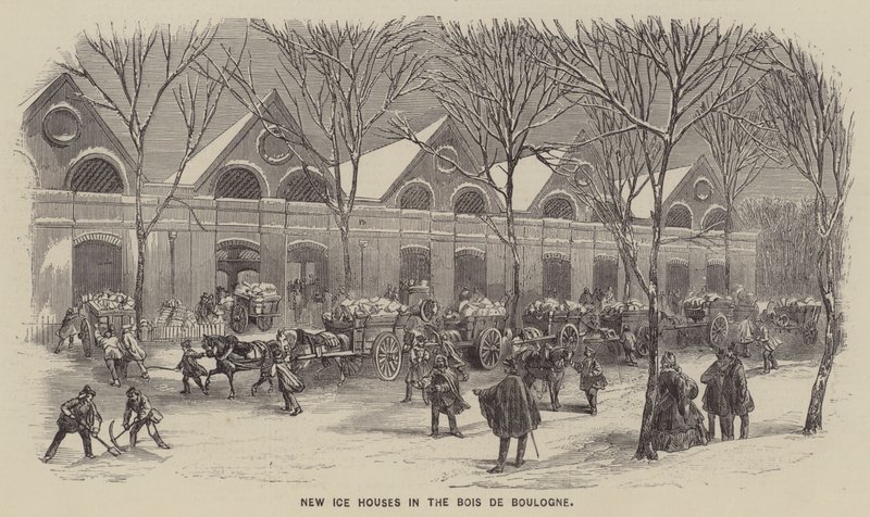 New Ice Houses in the Bois de Boulogne by English School