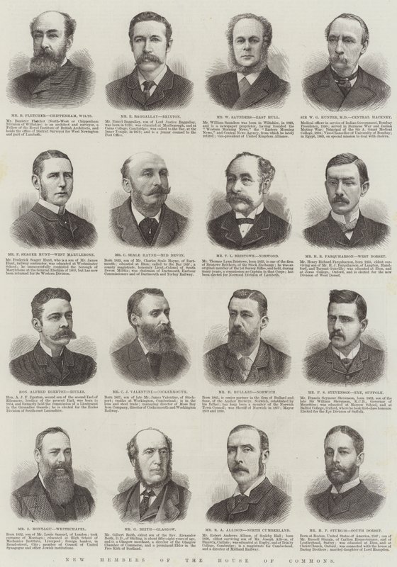 New Members of the House of Commons by English School