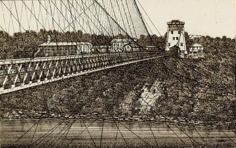 New Suspension Bridge by English School