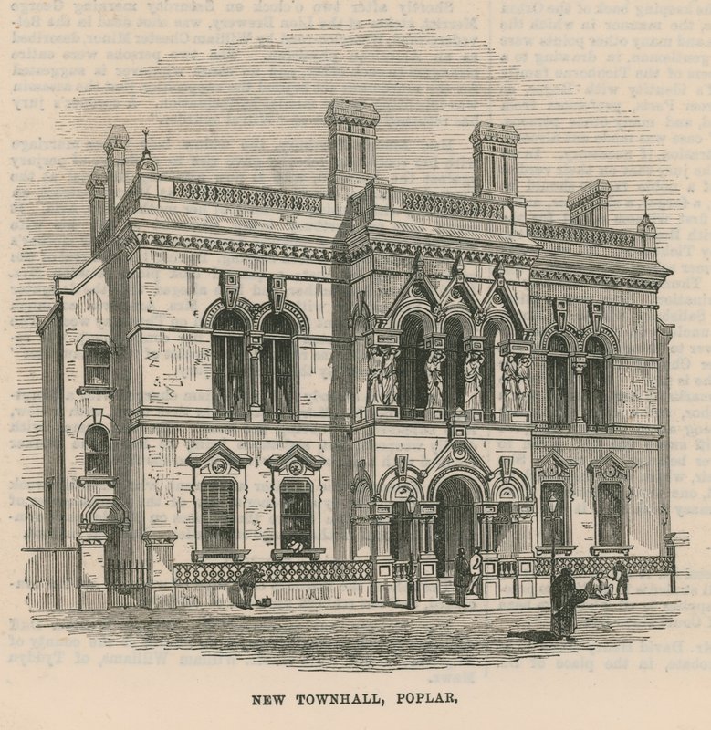 New Town Hall at Poplar by English School
