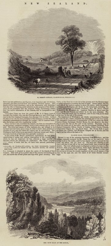 New Zealand (engraving) by English School