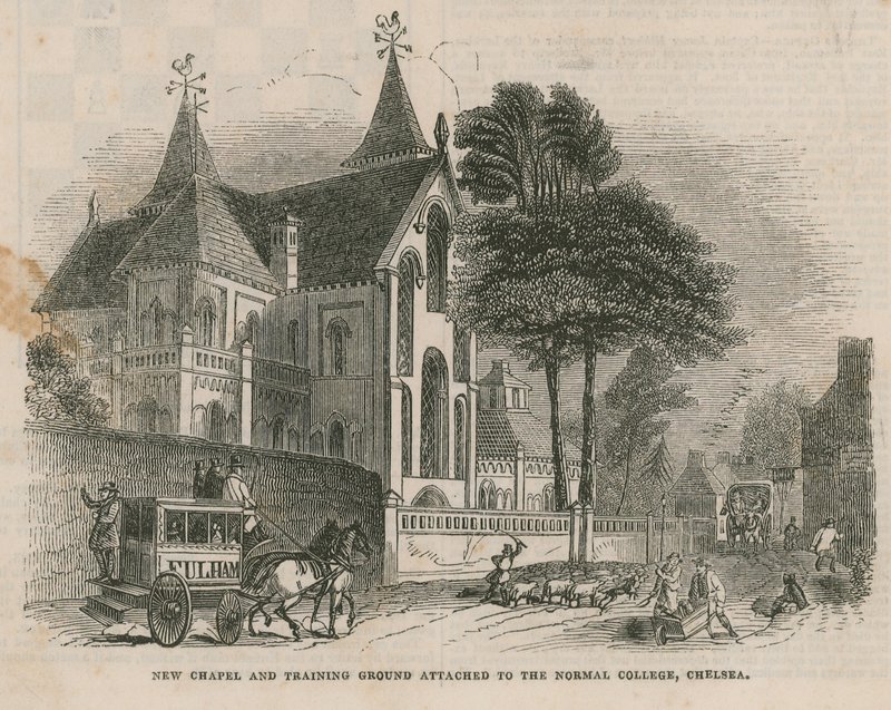 New Chapel and Training Ground by English School