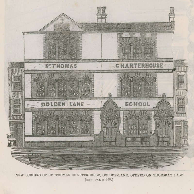 New schools of St Thomas Charterhouse by English School