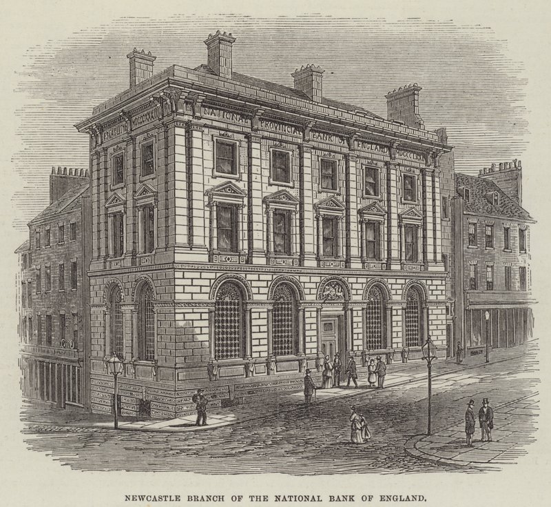 Newcastle Branch of the National Bank of England by English School