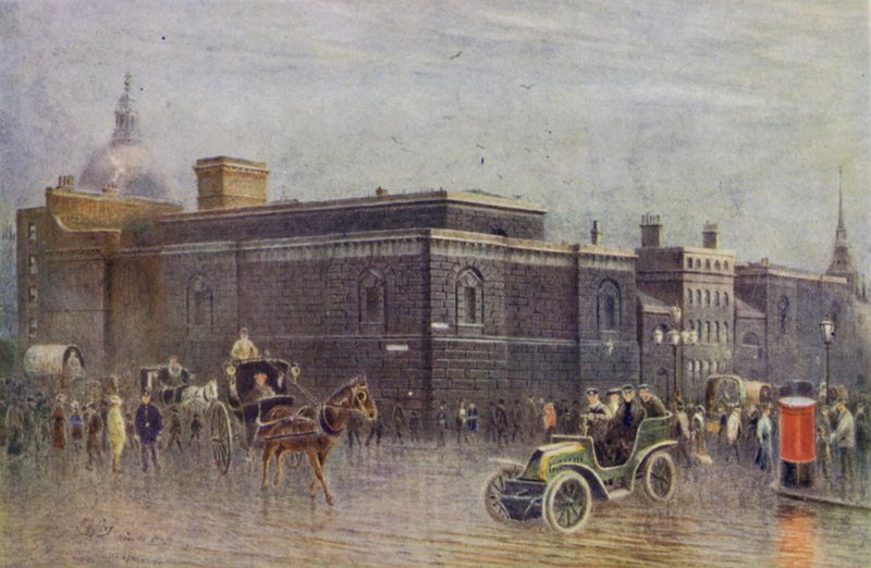 Newgate Prison, before its demolition by English School