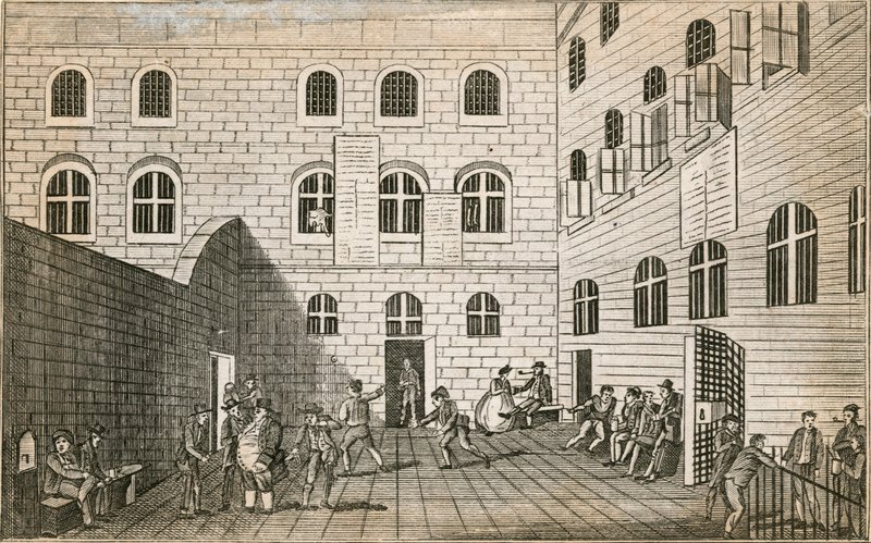 Newgate Prison by English School