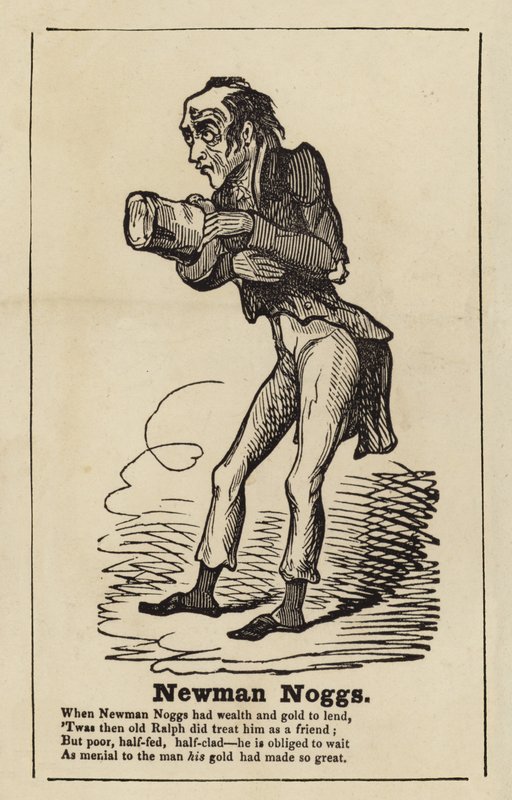 Newman Noggs from Nicholas Nickleby by English School