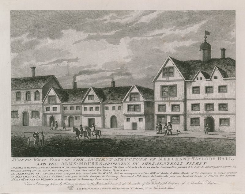 North West View of the Ancient Structure of Merchant Taylors