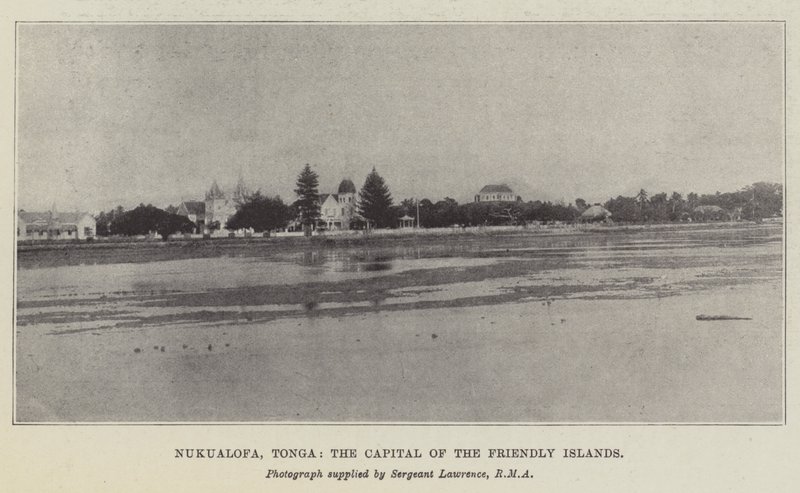 Nukualofa, Tonga, the Capital of the Friendly Islands by English School