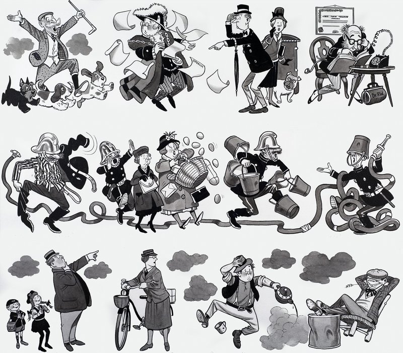 Nursery Rhyme Illustration by English School