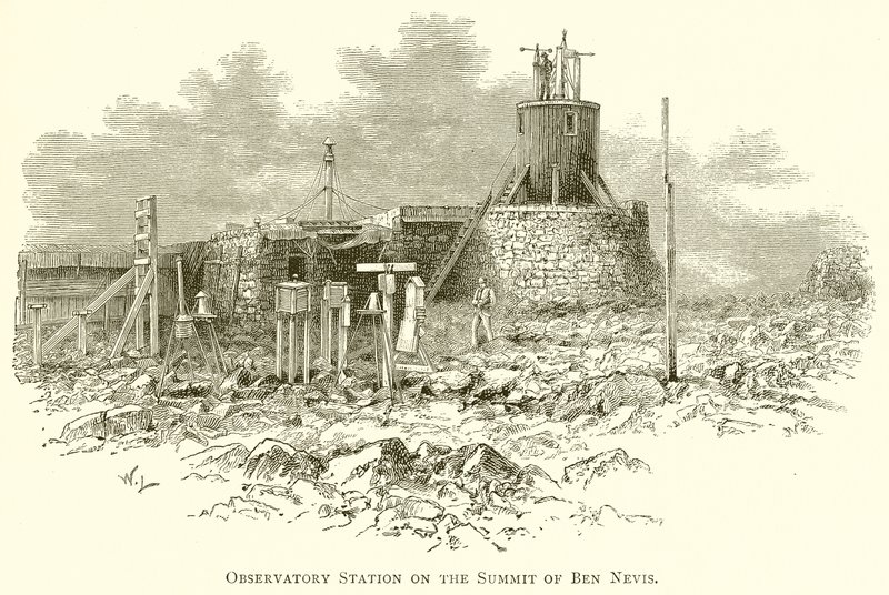 Observatory Station on the Summit of Ben Nevis by English School