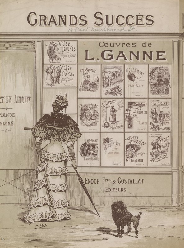 Works of L. Gannes by English School