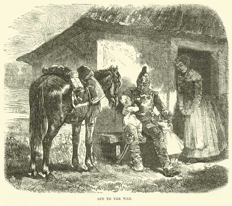 Off to the war by English School