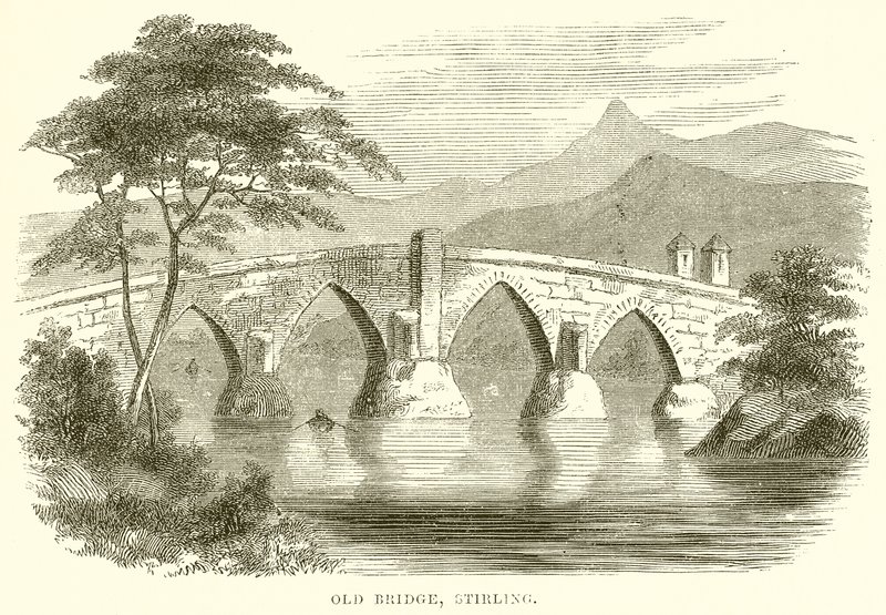 Old Bridge, Stirling by English School