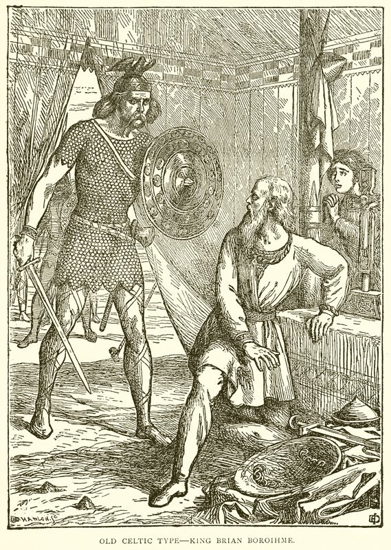 Old Celtic Type: King Brian Boroihme by English School
