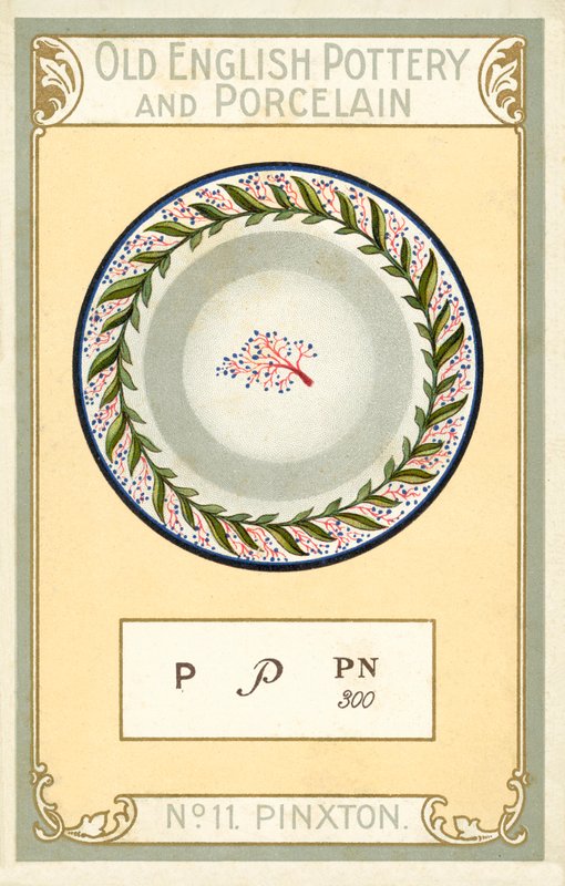 Old English Pottery and Porcelain: Pinxton by English School
