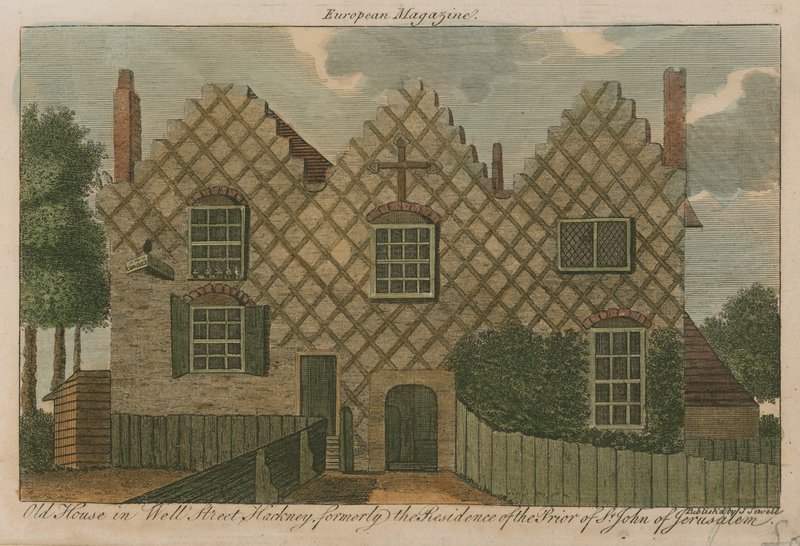 Old House in Well Street, Hackney, Formerly the Residence of the Prior of St John of Jerusalem by English School