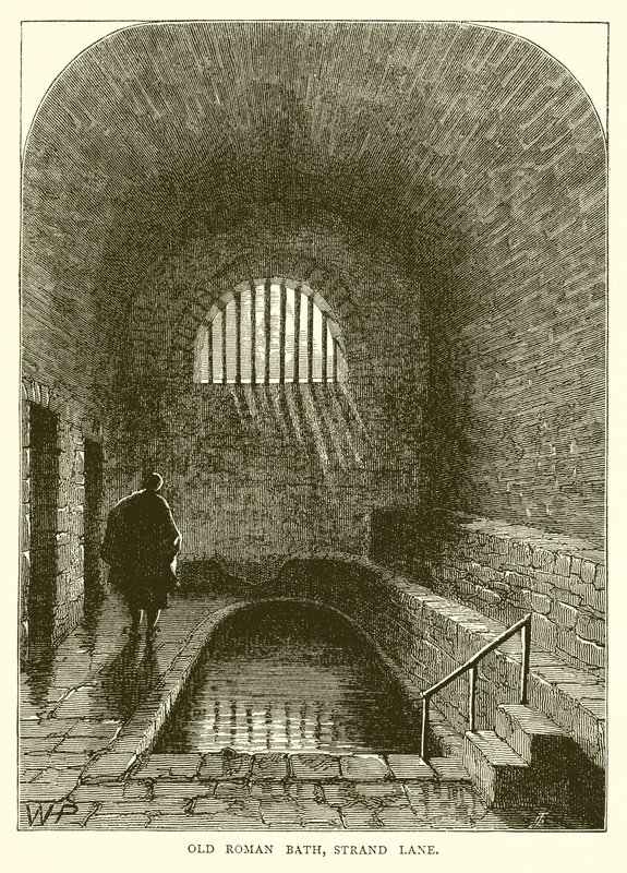 Old Roman Bath, Strand Lane by English School