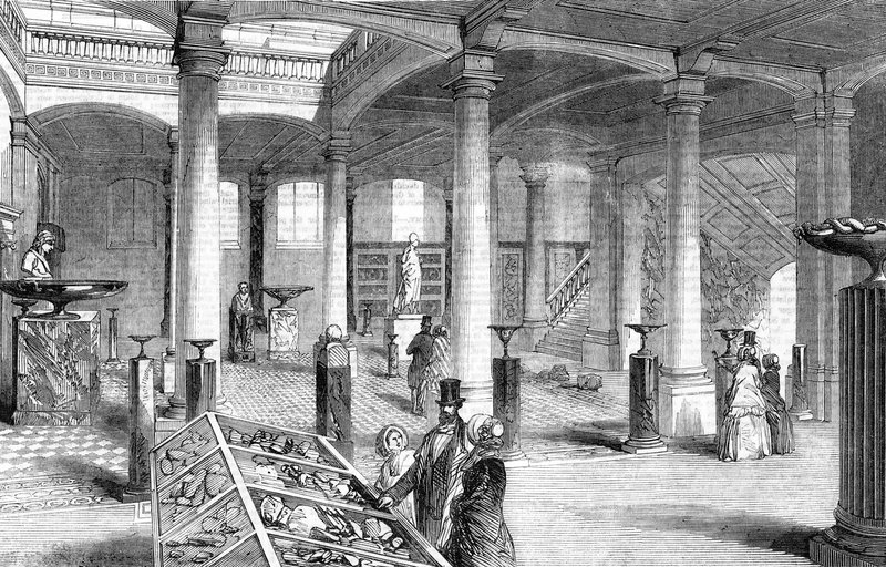 Opening of the Museum of Practical Geology, Jermyn Street, London - The Great Hall by English School