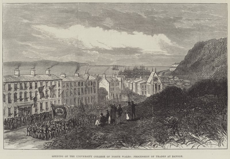 Opening of the University College of North Wales, Procession of Trades at Bangor by English School