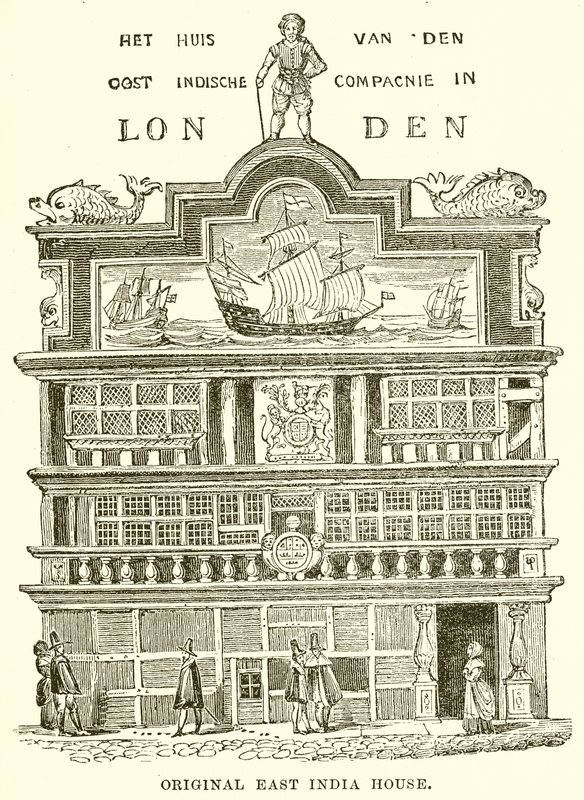 Original East India House by English School