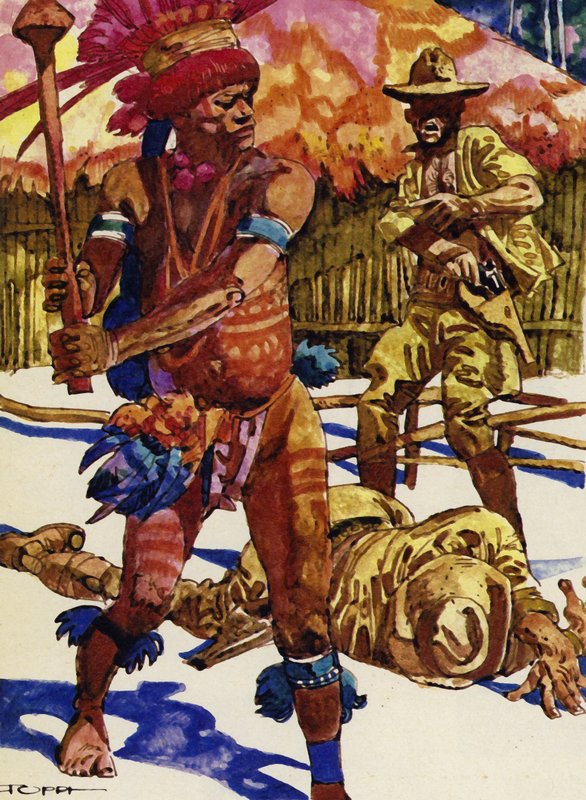 Over 100 explorers died trying to penetrate the jungle around the Amazon by English School