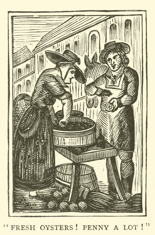 Oyster Seller by English School