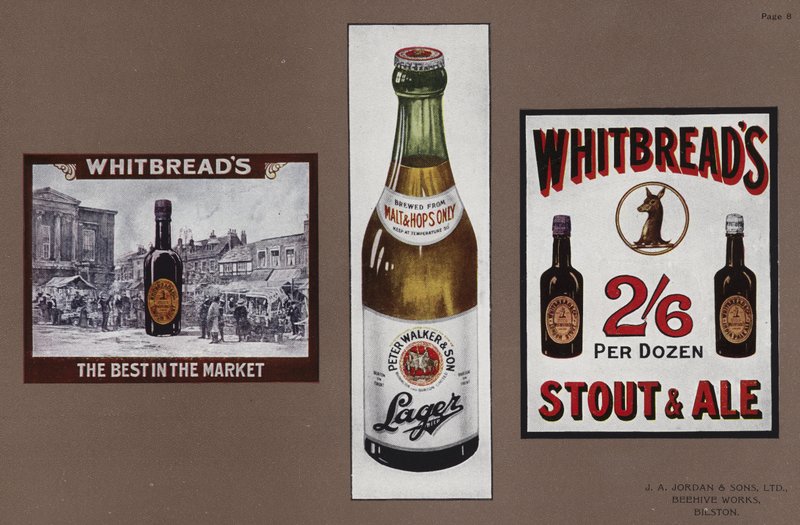 Page from Jordans Enamelled Signs by English School