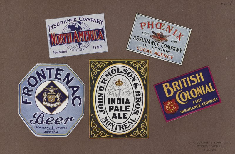 Page from Jordans Enamelled Signs by English School