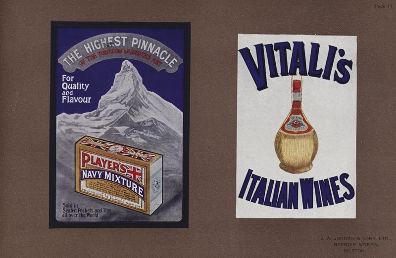 Page from Jordans Enamelled Signs by English School