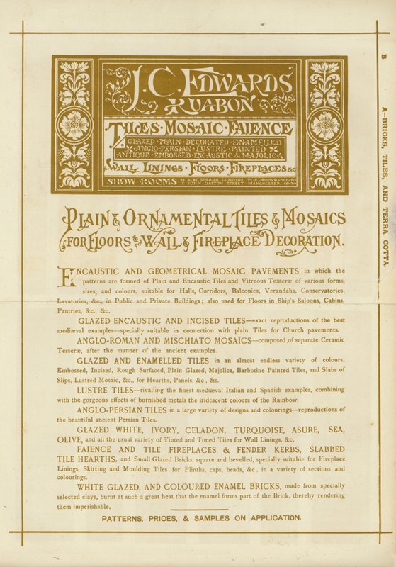 Page from The Architects, Surveyors and Engineers Compendium 1892 by English School