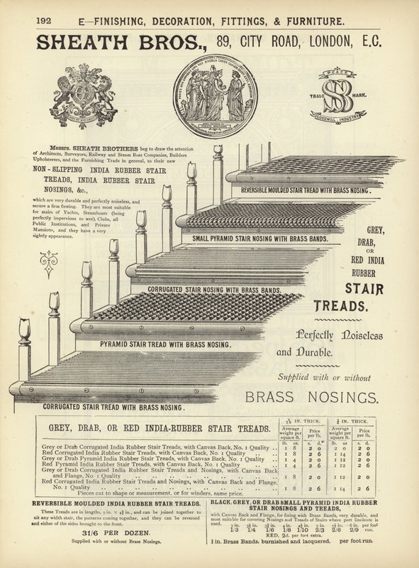 Page from The Architects, Surveyors and Engineers Compendium 1892 by English School