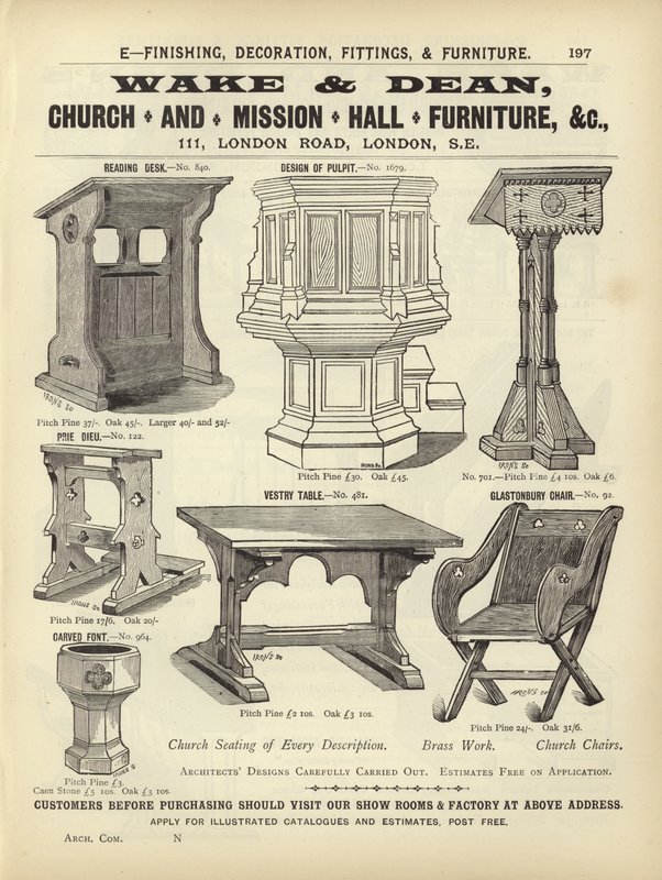 Page from The Architects, Surveyors and Engineers Compendium 1892 by English School