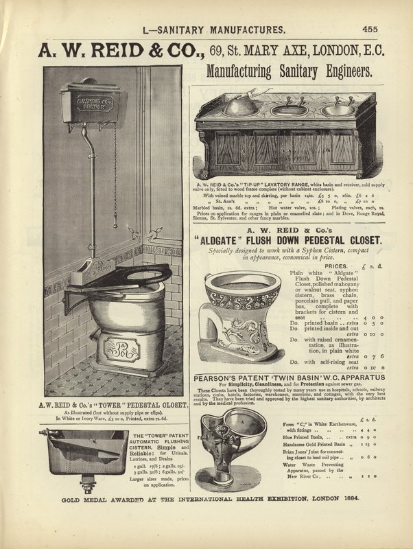 Page from The Architects, Surveyors and Engineers Compendium 1892 by English School