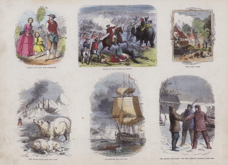 Page from the Attractive Picture Book by English School