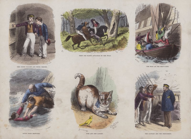Page from the Attractive Picture Book by English School