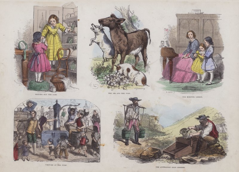 Page from the Attractive Picture Book by English School
